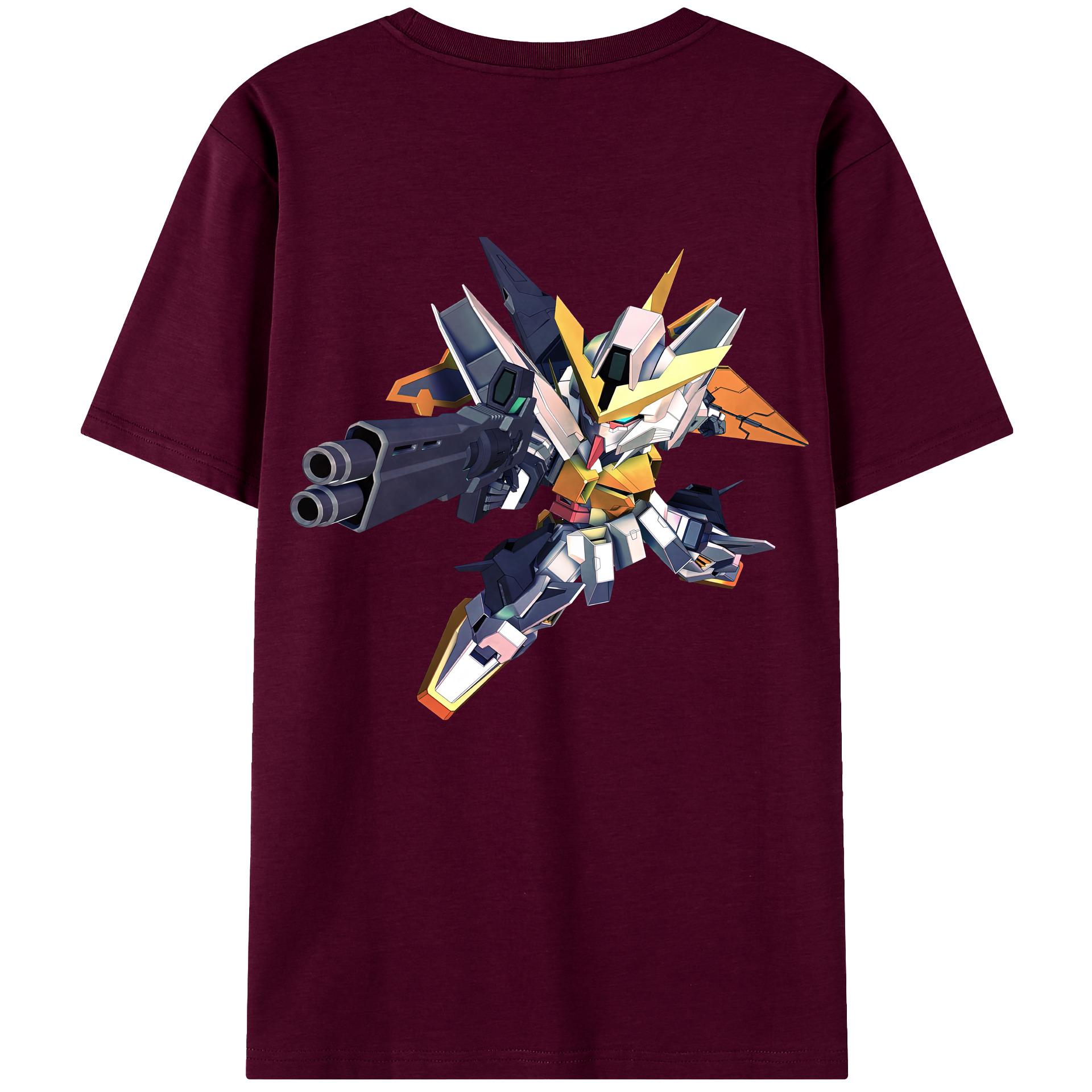 （画像用） 機動戦士ガンダム Mobile Suit Gundam レディース半袖Tシャツ(バックプリント)